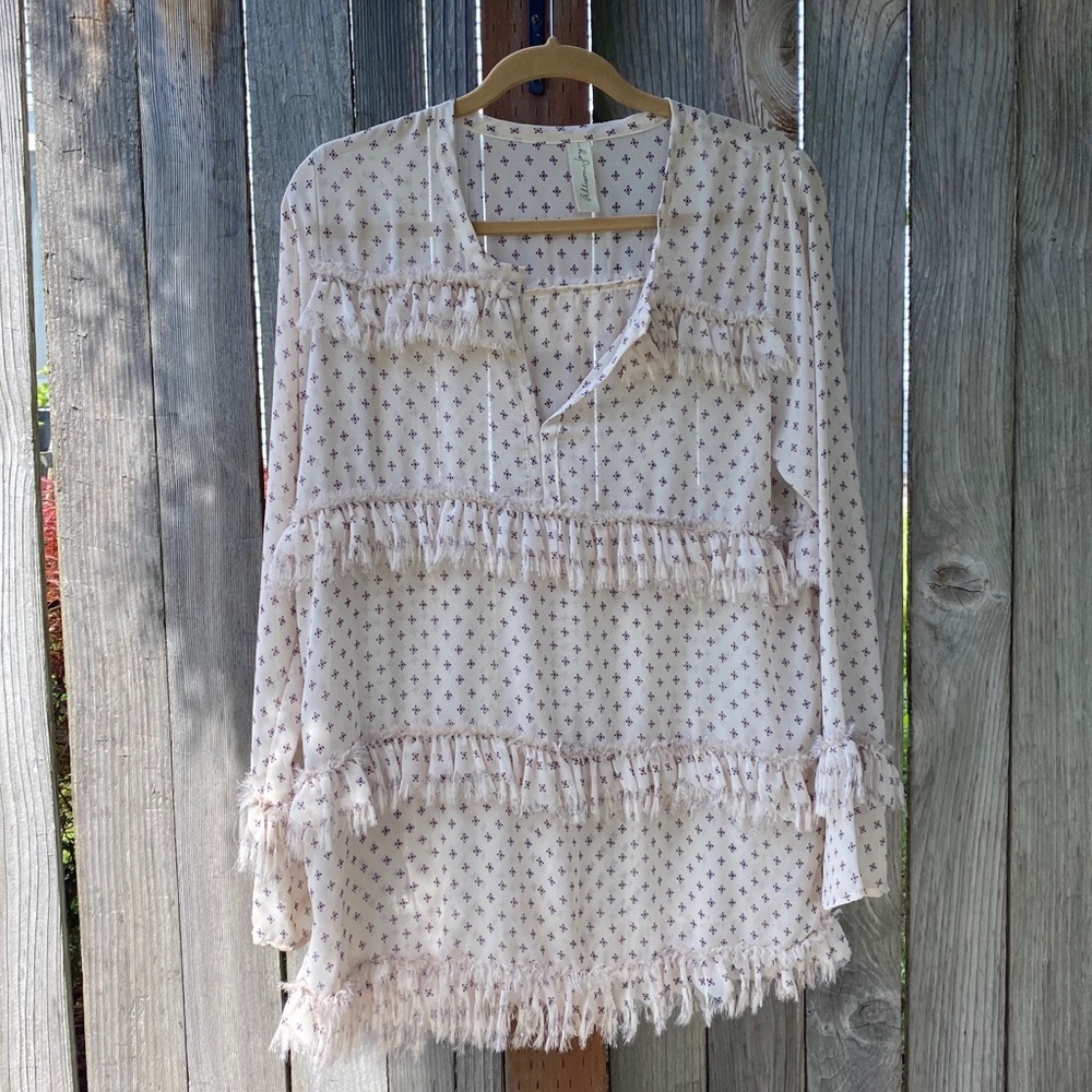 Allison Joy Sheer Breezy Boho Tunic